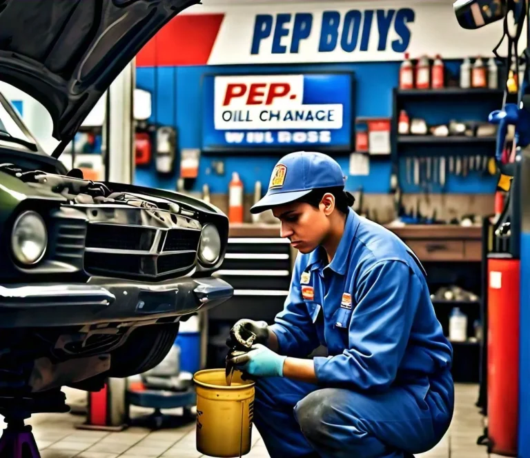 Pep Boys Oil Change Price